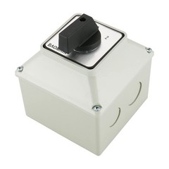 3 Phase Rotary Changeover Switch 40A 660V,3 Position 1-0-2 12 Terminal Univer…