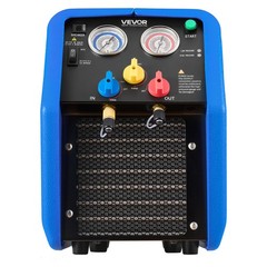 VEVOR Portable Refrigerant Recovery Machine 3/4 HP Single Cylinder Vapor Liquid