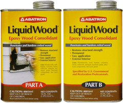Liquidwood 2-Pint Epoxy Wood Hardener & Consolidant – Strong & Durable Repair