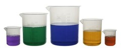 Beaker – Euro Design, Polypropylene – Set of 5 – 50, 100, 250, 500, 1000ml