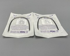 Dental Orthodontic Arch Wire Super Elastic Niti Round Rectangular Natural Form