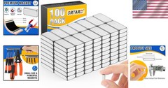 Exceptional 100-Pack Neodymium Bar Magnets – Compact 10x5x2mm for Home & Office