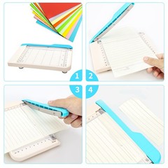 6″ Photo Paper Cutter Portable Nonslip Guillotine Trimmer Craft DIY Safety Guard