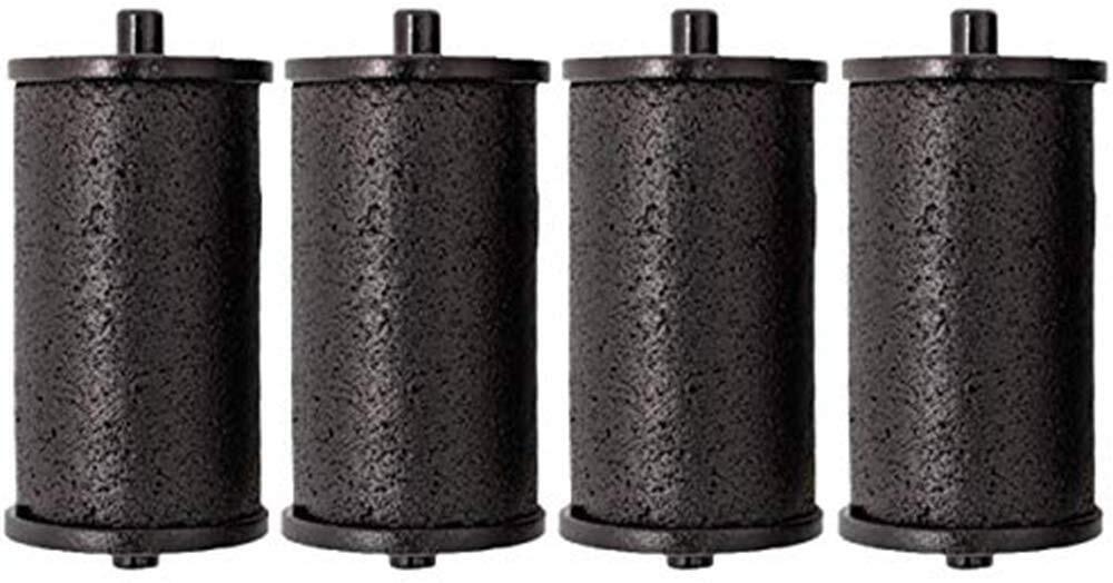 4-Pack Ink Roll for Pro Labelers Compatible w/ 1 & 2-Line Label Guns