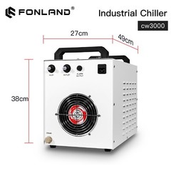 S&A CW3000TG CO2 Industrial Water Chiller for 80W 60WCO2 Laser Cutting Machine
