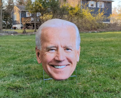 BIDEN BIG HEAD 19″x14″ PRESIDENTIAL ELECTION DEMOCRATIC YARD SIGN WITH STAKE USA
