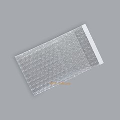 100 Small Bubble Bags 2.5 x 3+1 Inch (6.5 x 8+2cm) Self Seal Clear Packing Pouch