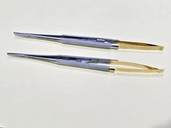 HU-FRIEDY Castroviejo Needle Holder 7″ 18cm Lot of 2 Pcs NH5024SiM NH5024RC