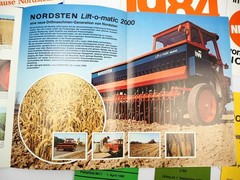 3x Original Brochure Price List Binder Nordsten Seed Drills 1980s