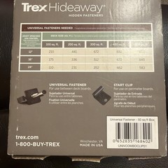 84 Trex Universal Hidden Deck Fasteners Combo Pack 4 Start Clips Screws Tool