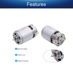 18V DC Motor 20500RPM RS550 Motor High Torque Electric Motors for DIY Electri…