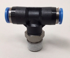 Festo QST-1/4-6 Tee Fitting Push In 6mm Tube X 1/4″ NPT 153108