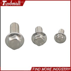 245PCS M6 M8 M10 Heavy Duty Flanged Bolts and Nuts Kit 304 Metric Hex Screws