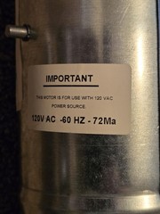 FAMCO ADC4120ES Motorized Damper Power Open 4 Inch 120 Volt W/End Switch