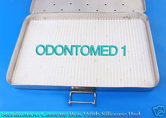 STERILIZATION CASSETTE BOX 6″ X 12″ WITH SILICONE PAD FOR SURGICAL INSTRUMENTS