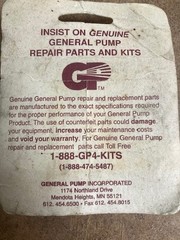 General Pump K127 Short Packing Kit for EZ Series Pumps