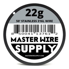 MWS – Stainless Steel 316L – 50 ft – 22 Gauge – Round Wire