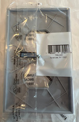 3x Pass & Seymour TP8-GRY Gray Outlet Wall Plate 1-Gang Duplex TradeMaster