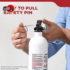 Fire Extinguisher for Vehicles Cars Trucks Single-Use 5BC ‎3.2 pounds
