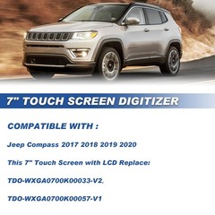 7″ uconnect Touch Screen Digitizer LCD Monitor Radio Navigation 7 inch