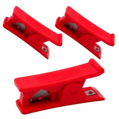 Litoexpe 3pcs PTFE Plastic Tubing Cutter, Red Pipe Cutter, Square Tubing Hose…