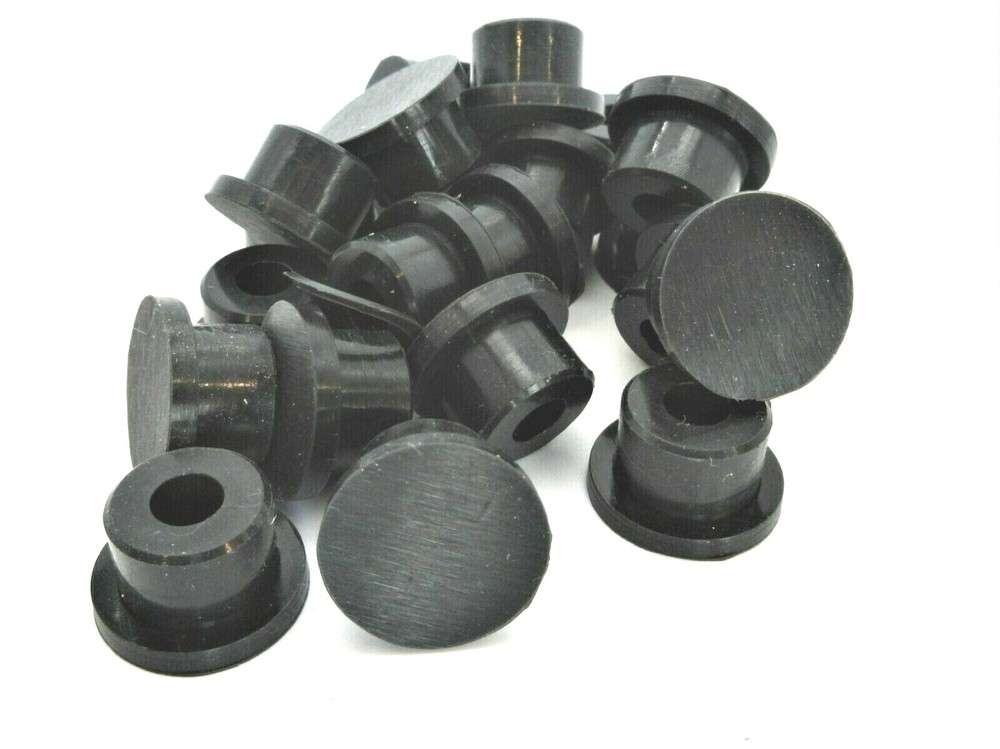 1/2” Silicone Rubber Push In Feet Fits 1/2″ Hole x 3/4″ OD Various Pack Sizes