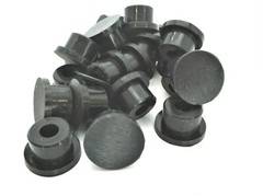 1/2” Silicone Rubber Push In Feet Fits 1/2″ Hole x 3/4″ OD Various Pack Sizes