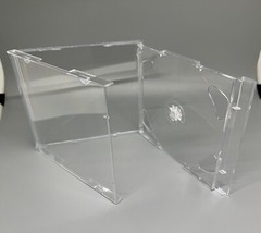 10 New Top Quality RARE BRILLIANT 2-CD Jewel Cases w/Super Clear Tray BR2CD-SC