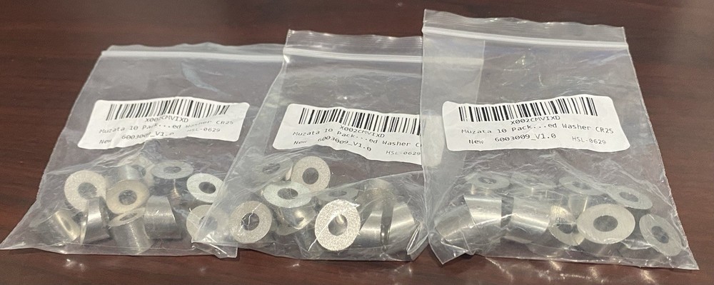 30 Pieces Muzata CR25 Stainless Cable Railing Angle Beveled Washers 30 Degrees