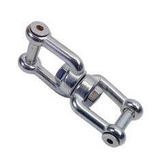 Marine Stainless Steel T316 JAW JAW Swivel Shackle Anchor Connector Flush Pin