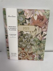 Punch Studio 12 Months Multicolor Floral 2025 Planner Monthly & Weekly Planner