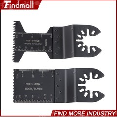 Findmall 32 Pcs Universal Oscillating Saw Blades Kit Bi-Metal Multi Tool Blades
