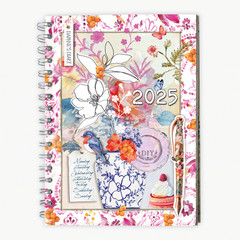 DAPHNE’S DIARY JOURNAL 2025 | DAILY, WEEKLY, MONTHLY RING BINDER PLANNER