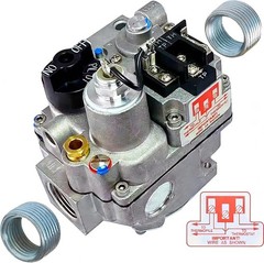 700-506 Millivolt Gas Valve Replacement for Robertshaw 700 Series, 200,000 BTU/