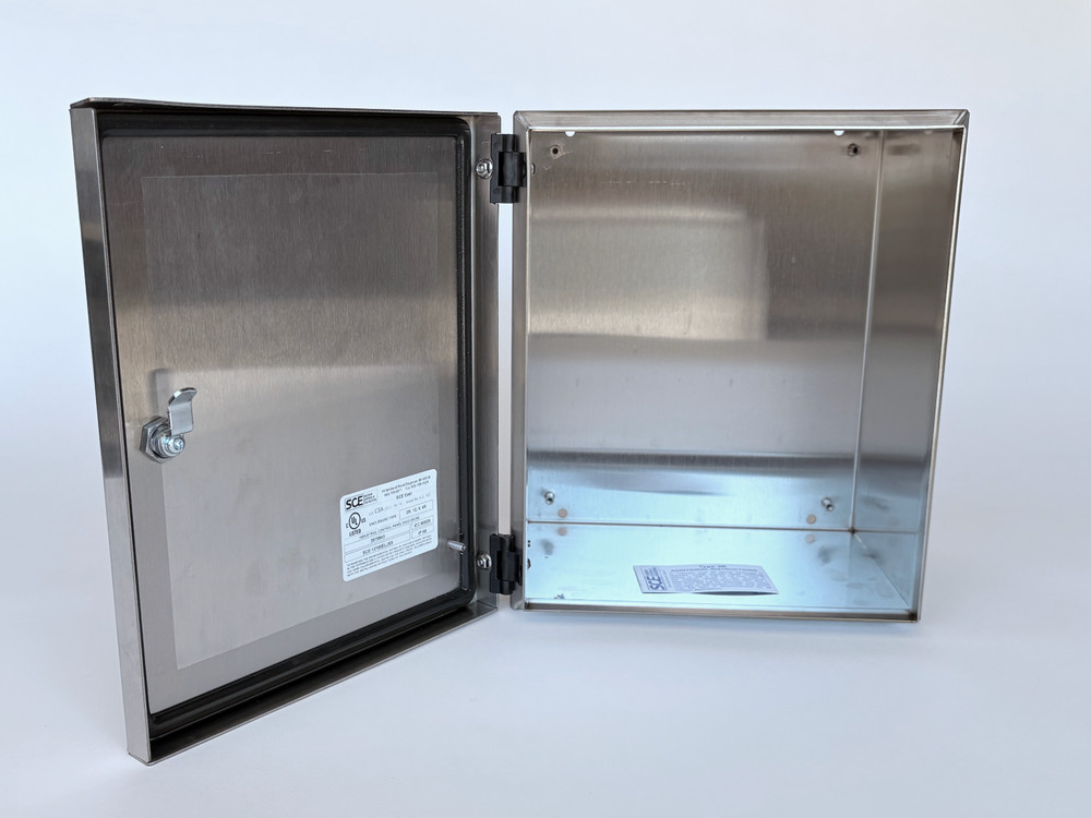 SCE-12108ELJSS Industrial Control Panel Enclosure Type: 3R, 12, 4, 4X (SS)