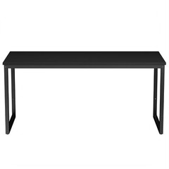 Computer Desk 55″ Large Laptop PC Study Writing Table Simple Office Desk Black