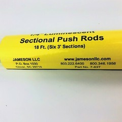 JAMESON 7-63T Installers1/4″ Glow Rod Kit W/ 18 Ft. Fiberglass Fish Rod