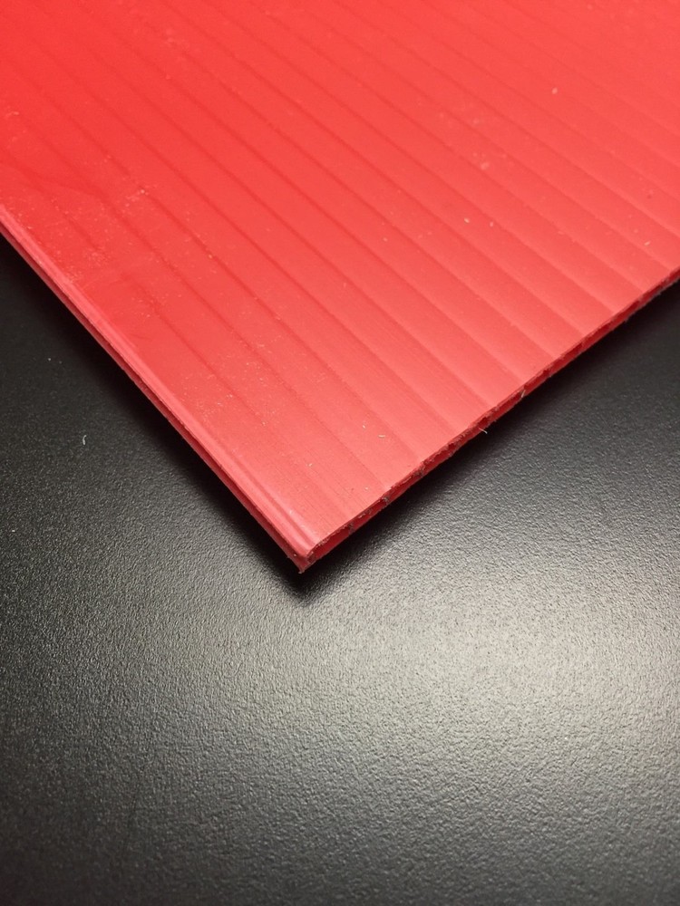 (2 pcs) 4mm Red 12″ x 18″ Corrugated Plastic Coroplast Sheets Sign