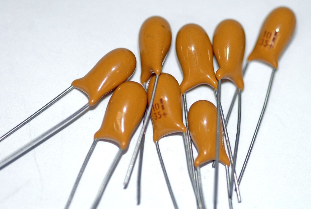 1 ea DIP Tantalum Capacitor Pick Values from 0.1UF-100uF 10V-50V 10% Mr Circuit