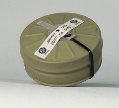 Genuine Israeli Modern NATO 40mm Gas Mask Filter Fits MC1 M40 MP5 NBC Sealed