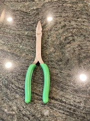 Snap On 61cf 8″ talon grip duck bill pliers green new