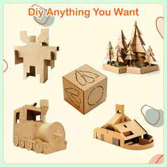 100 Pack 8.5X11 Chipboard Sheets, Kraft Cardboard for Shipping, Scrapbooking, DI