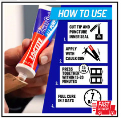 LOCTITE Power Grab Express Construction Adhesive 6 oz tube ALL PURPOSE