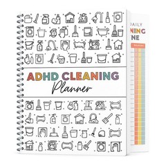 Adhd Cleaning Planner For Adults – Undated Daily, Weekly & Monthly Cleaning