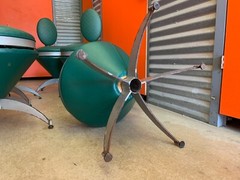 5 post modern cone chairs for restoration Funky 1980s 1990s Vintage Retro