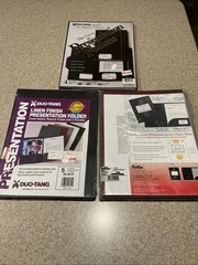 Vintage USA Laser Portfolios Presentation Folders 7 Packages 34 Folders Sealed