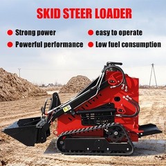 New 1830lbs Mini Skid Steer Loader Gas EPA B&S Engine 13.5HP Power with Track