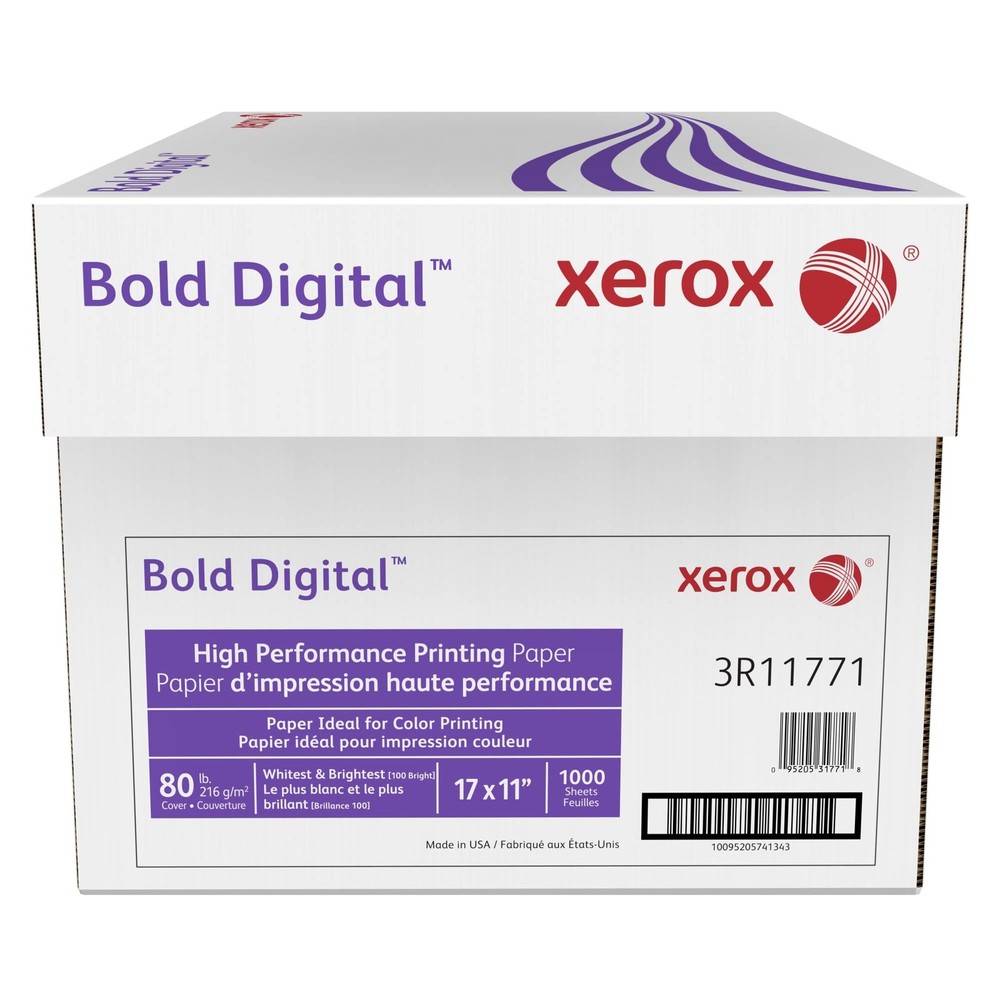 Xerox® Bold Digital™ Printing Paper, 4 Reams, Ledger Size (17″ x 11″), 100 (U.S.