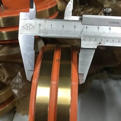 2-Ring 2-Way Conductive Ring Slip Ring Sliding Bracelet Copper Ring 100*135mm
