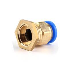 Brass Lock Hex Nuts Gas Hose Pipe Fitting Connector NPT Female Thread 1/8″-1/2“